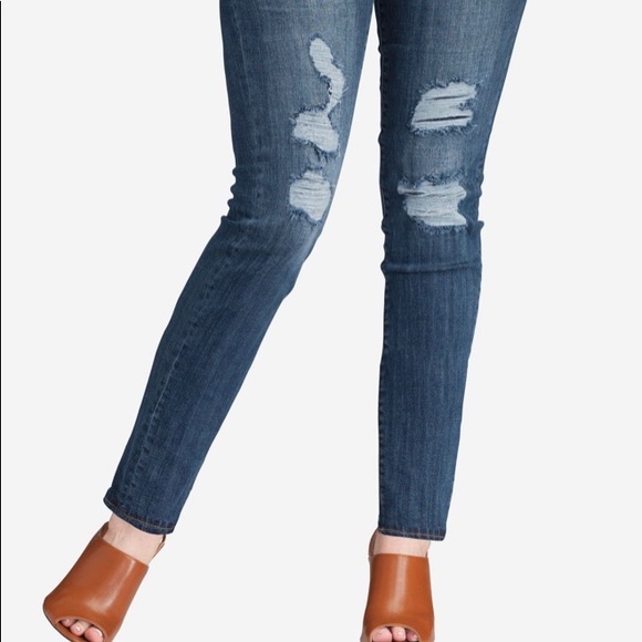 🆕  Distressed jeans (16W) by denim 24/7 - Picture 2 of 4
